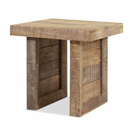 HOMEROOTS Solid Mango Wood End Table 379816